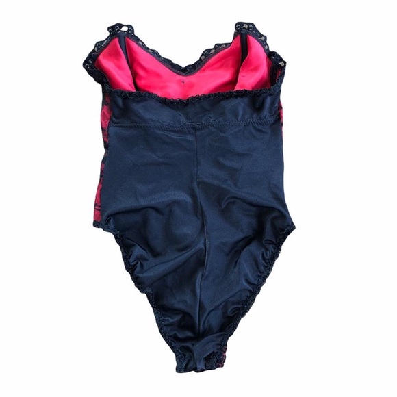 Vintage boned lace bodysuit - Picture 4 of 4